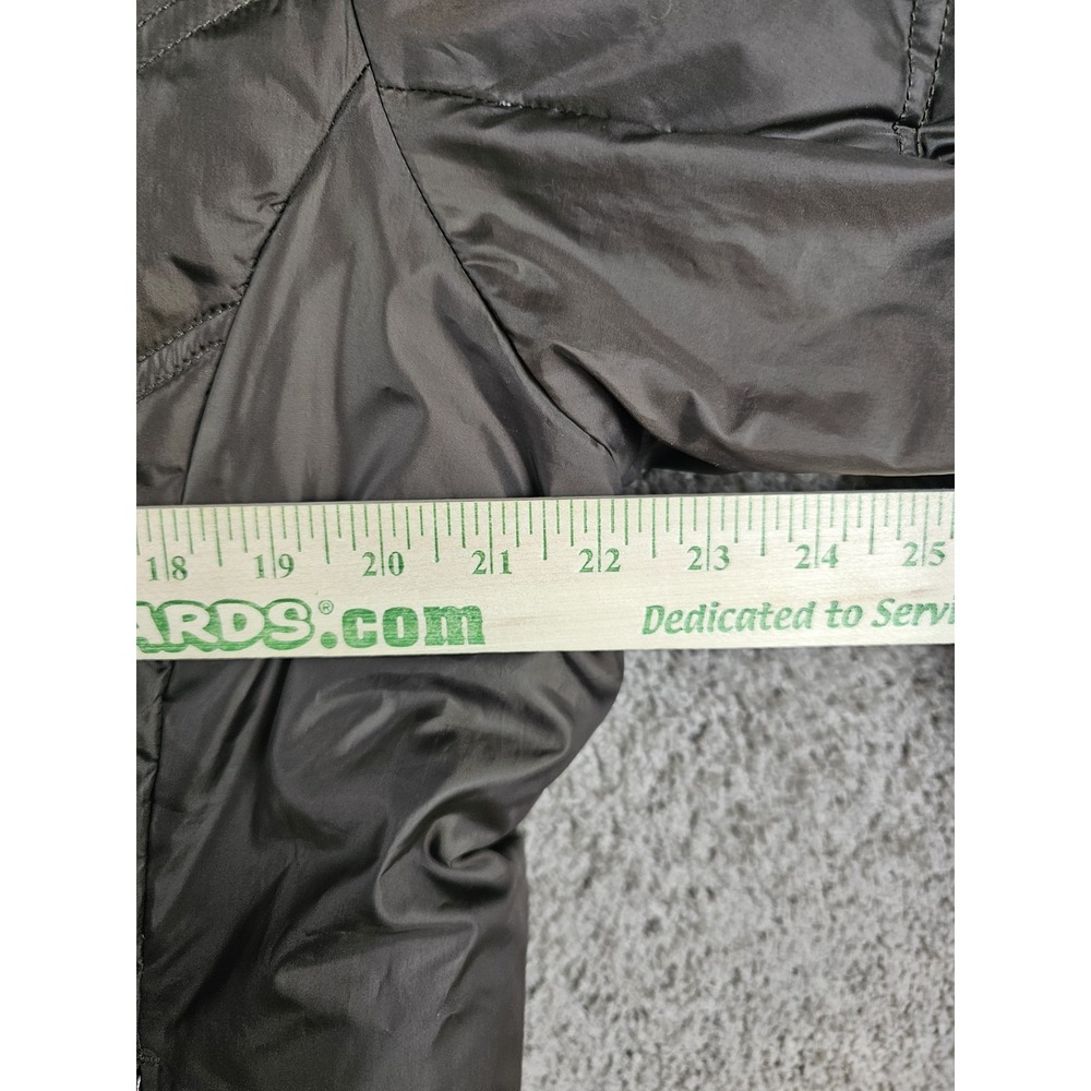 Eddie Bauer Premium Goose Down Brown Puffer Quilted Jacket Coat Women's XL - Picture 9 of 14